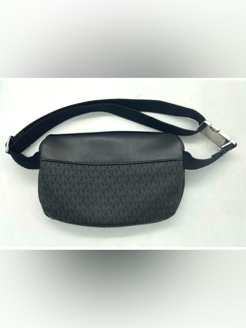 Michael Kors Black and Gray Monogram Belt Bag - Picture 5 of 6
